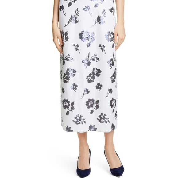 Sequin Floral Midi Dress - Picture 5 of 5